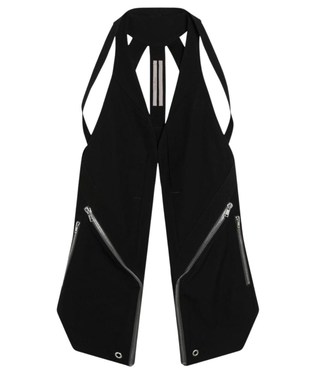 RICK OWENS Черный жилет, фото 1