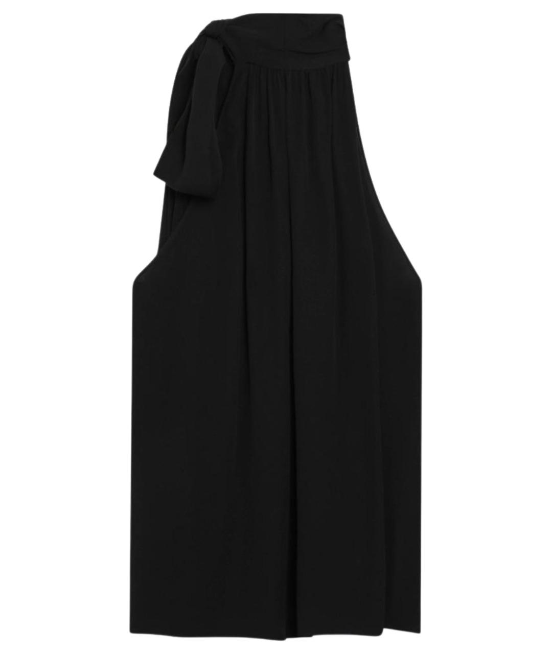 VALENTINO Черная шелковая майка, фото 2