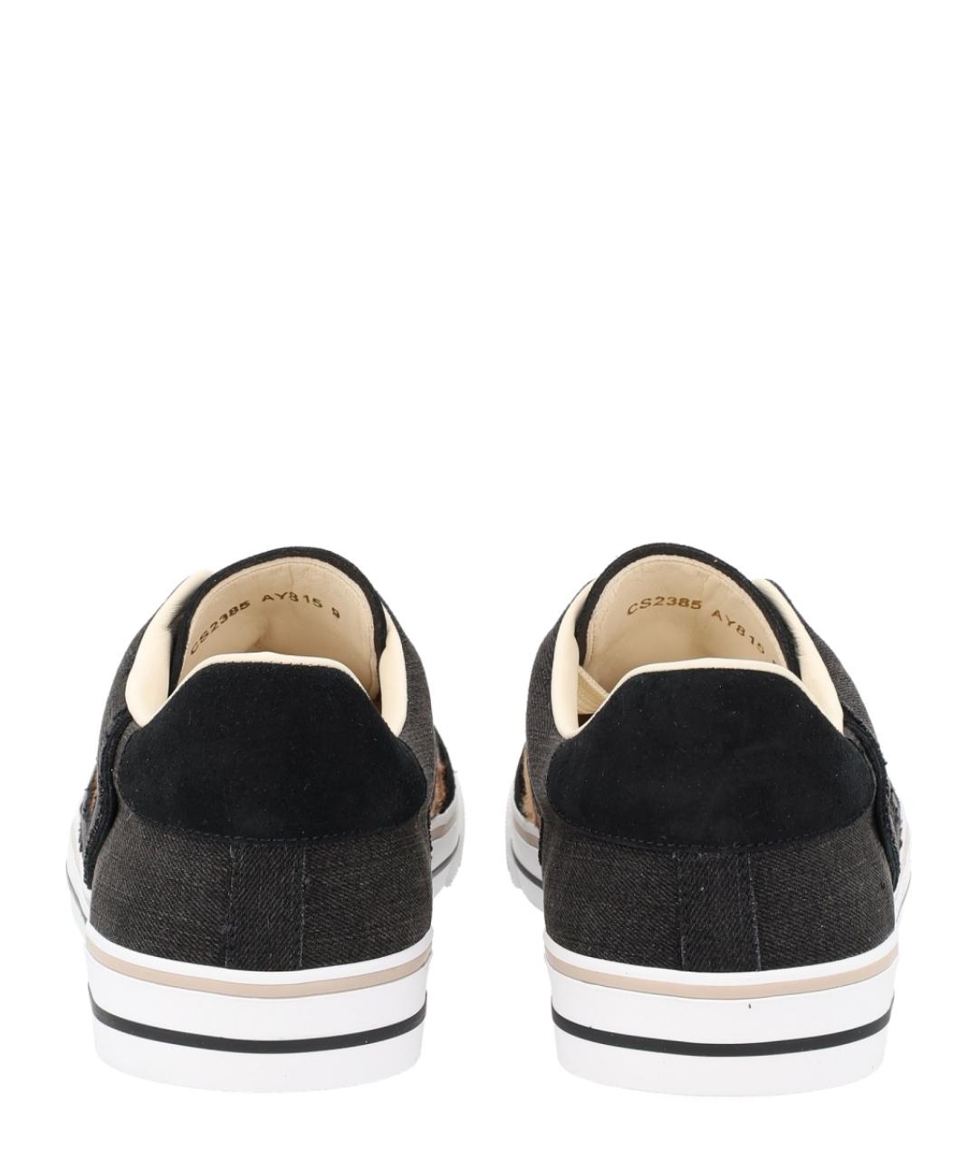 DOLCE&GABBANA Мульти кожаные низкие кроссовки / кеды, фото 4