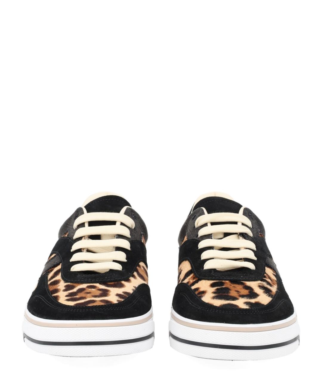 DOLCE&GABBANA Мульти кожаные низкие кроссовки / кеды, фото 3