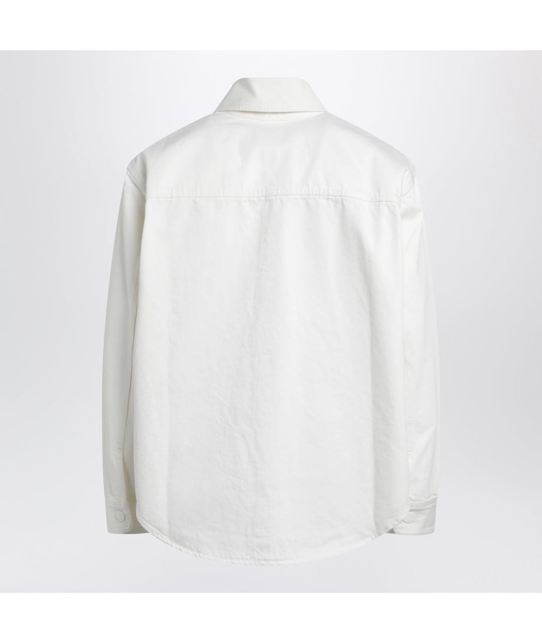 Ami Paris Белая хлопковая кэжуал рубашка, фото 2
