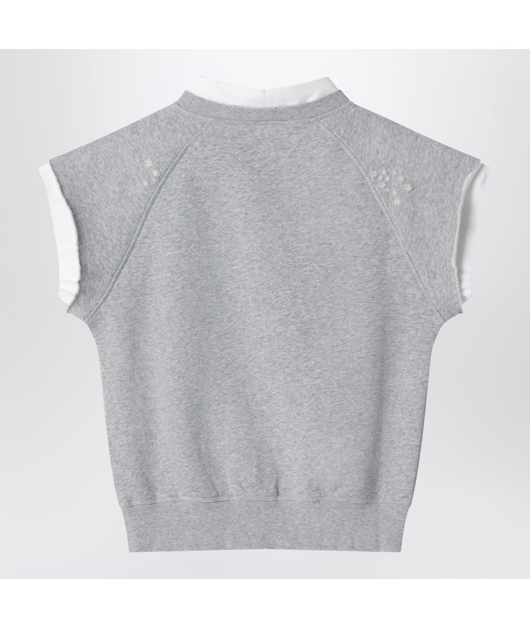 ACNE STUDIOS Серая хлопковая жилетка, фото 2