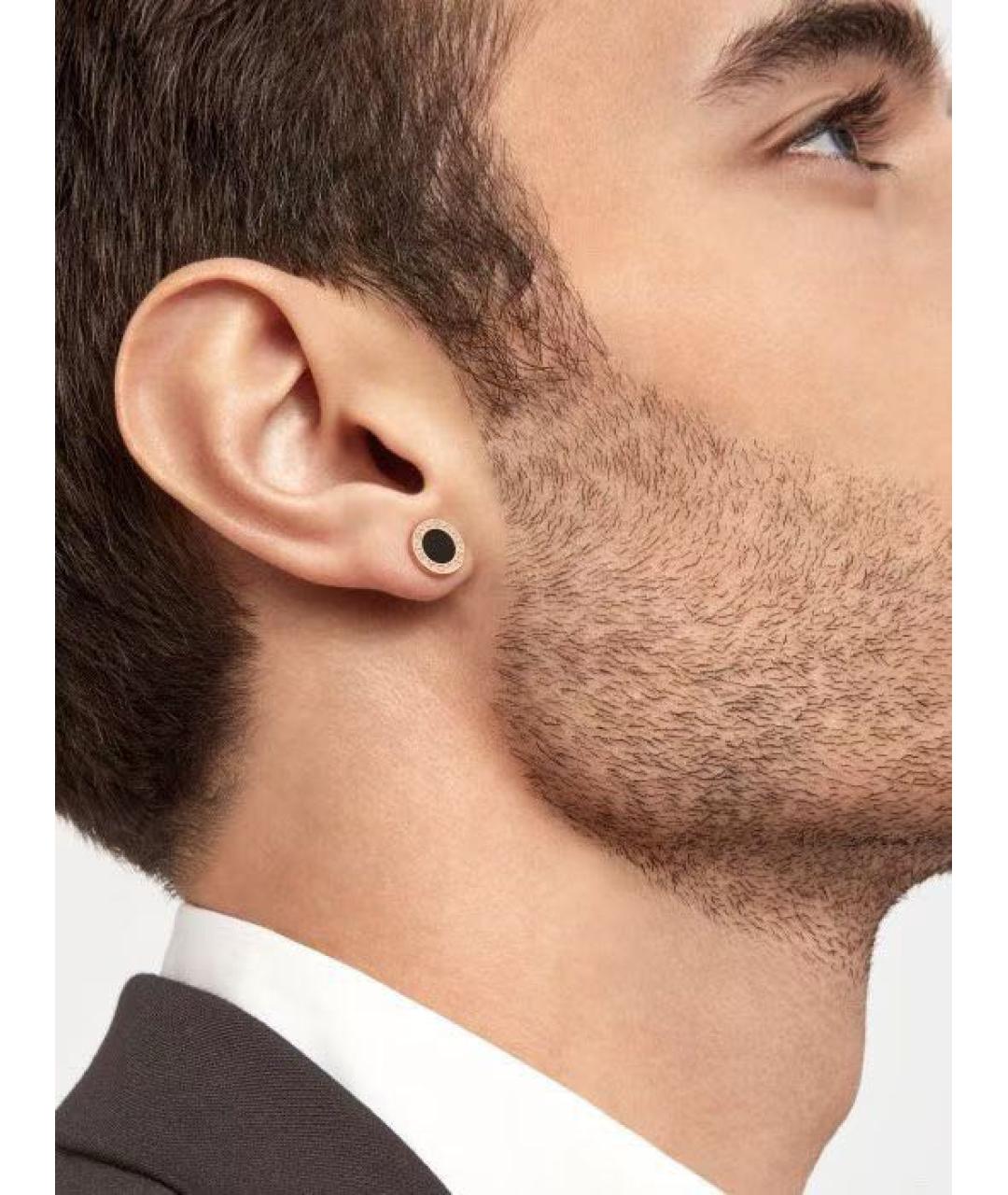 BVLGARI Золотые серьги из розового золота, фото 7