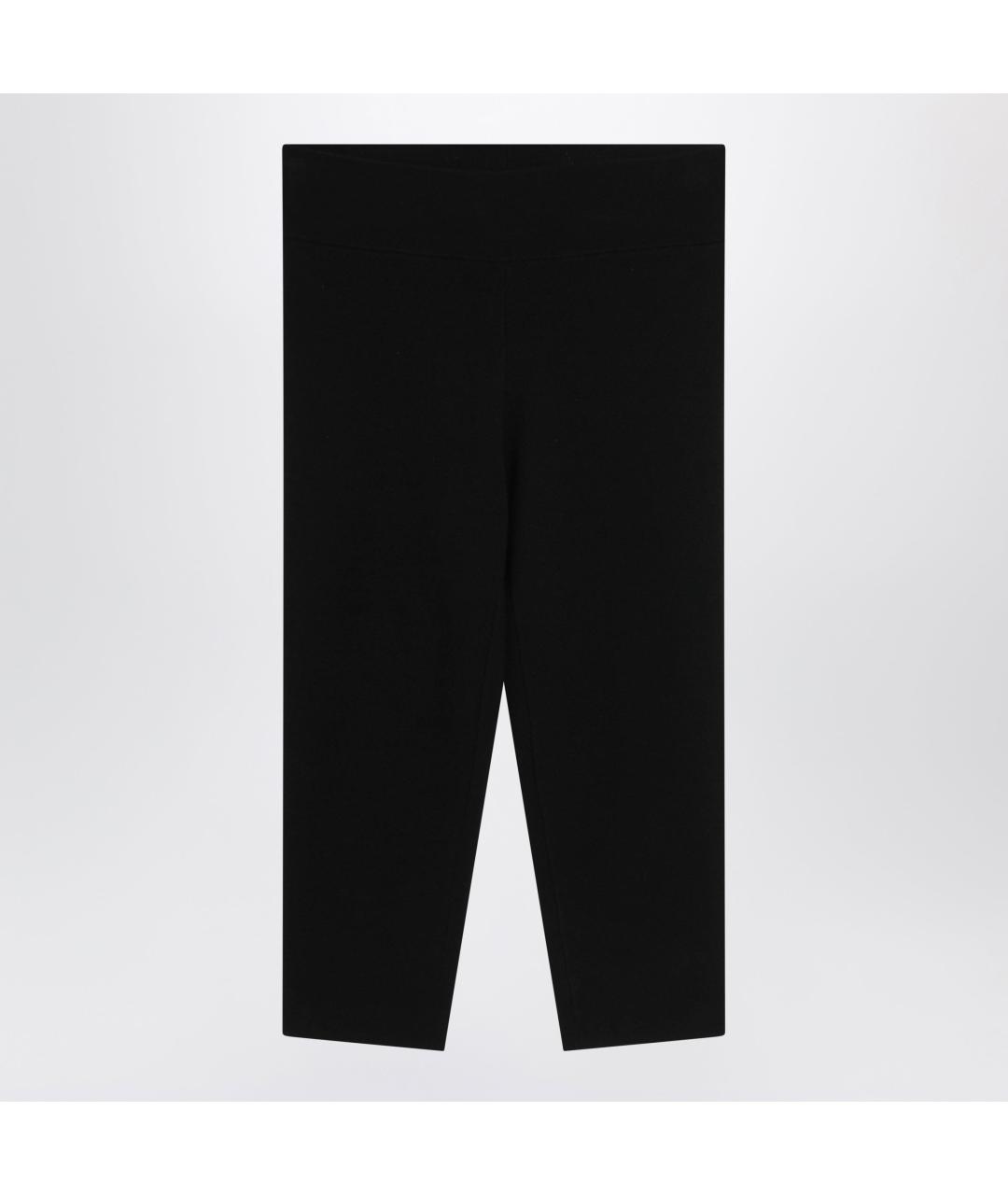 TOTEME Черные вискозные прямые брюки, фото 3