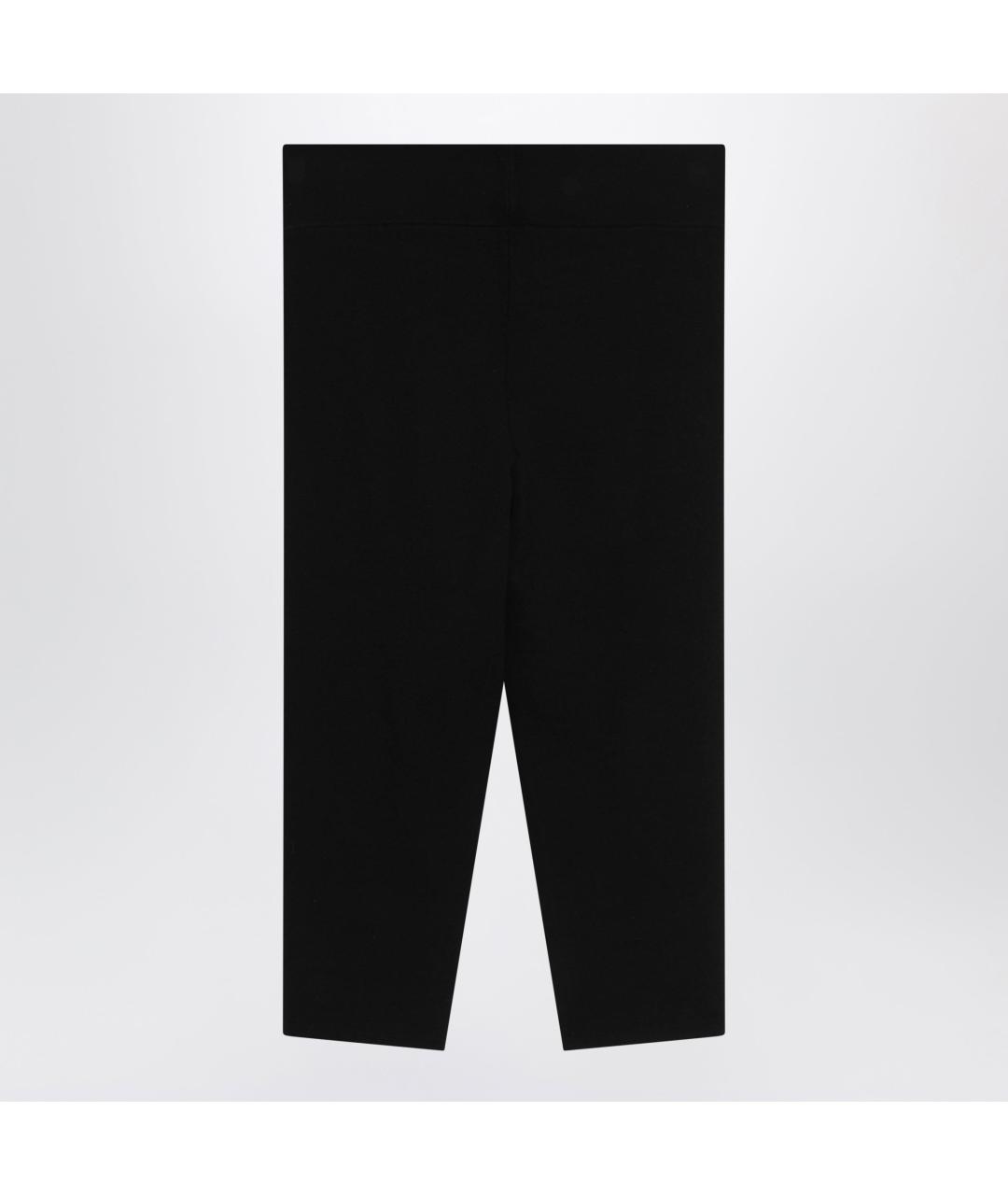 TOTEME Черные вискозные прямые брюки, фото 2