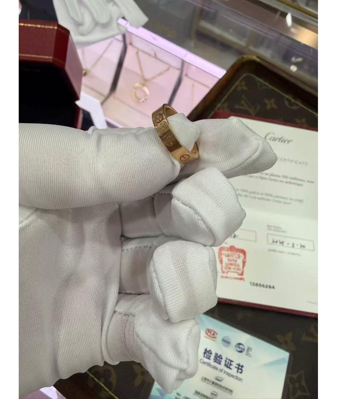 CARTIER Золотое кольцо из розового золота, фото 4