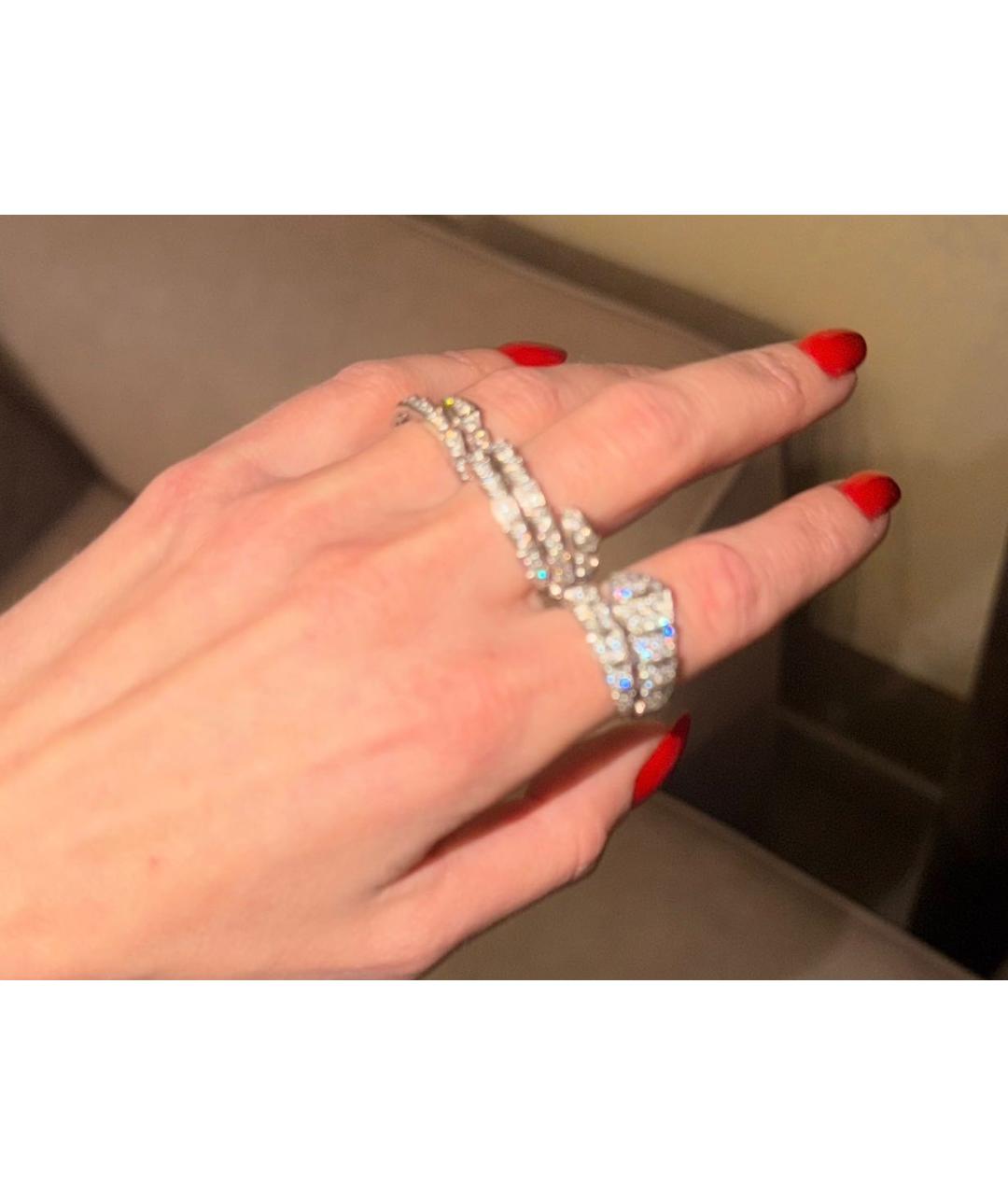 BVLGARI Серебряное кольцо из белого золота, фото 5