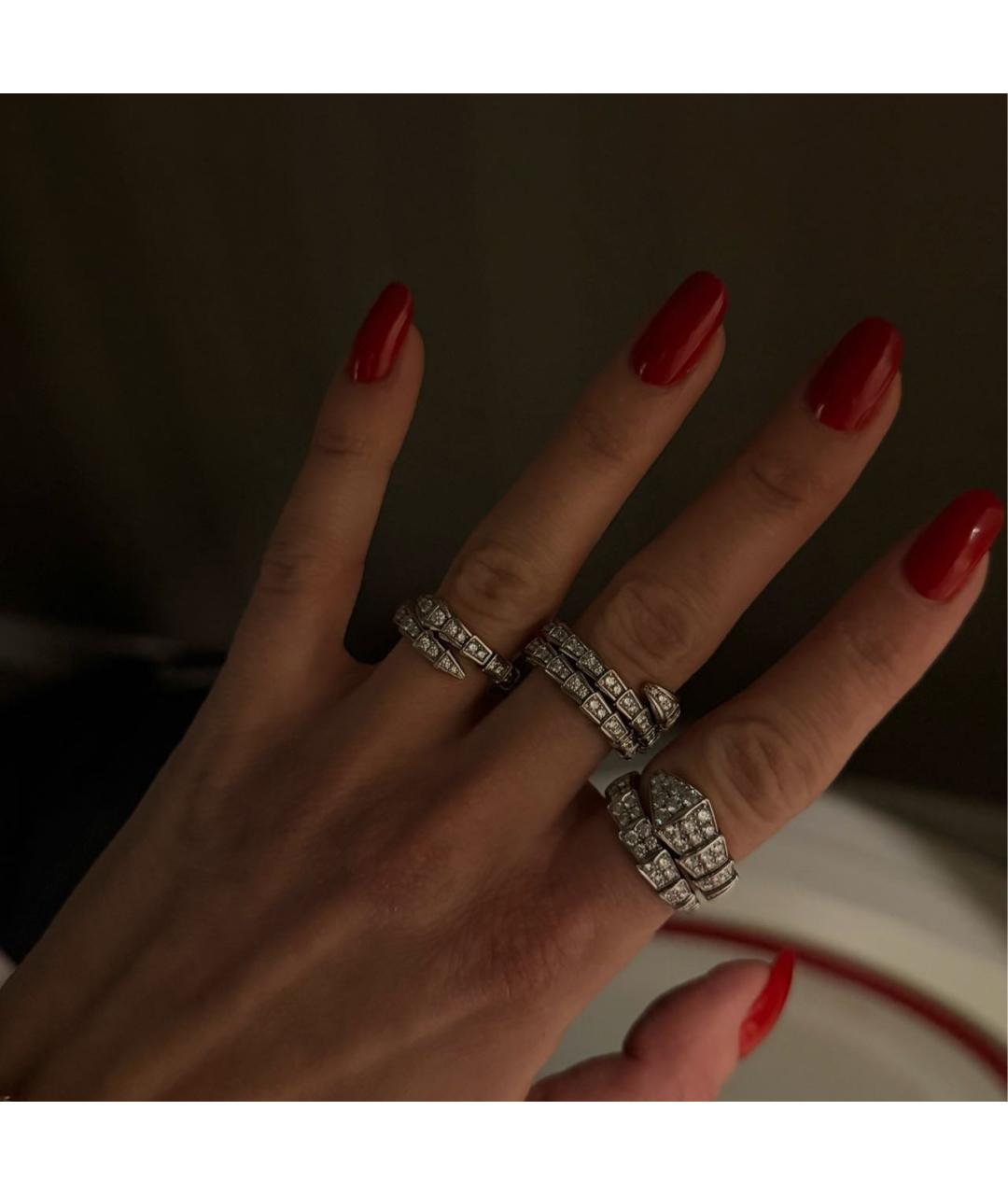 BVLGARI Серебряное кольцо из белого золота, фото 4