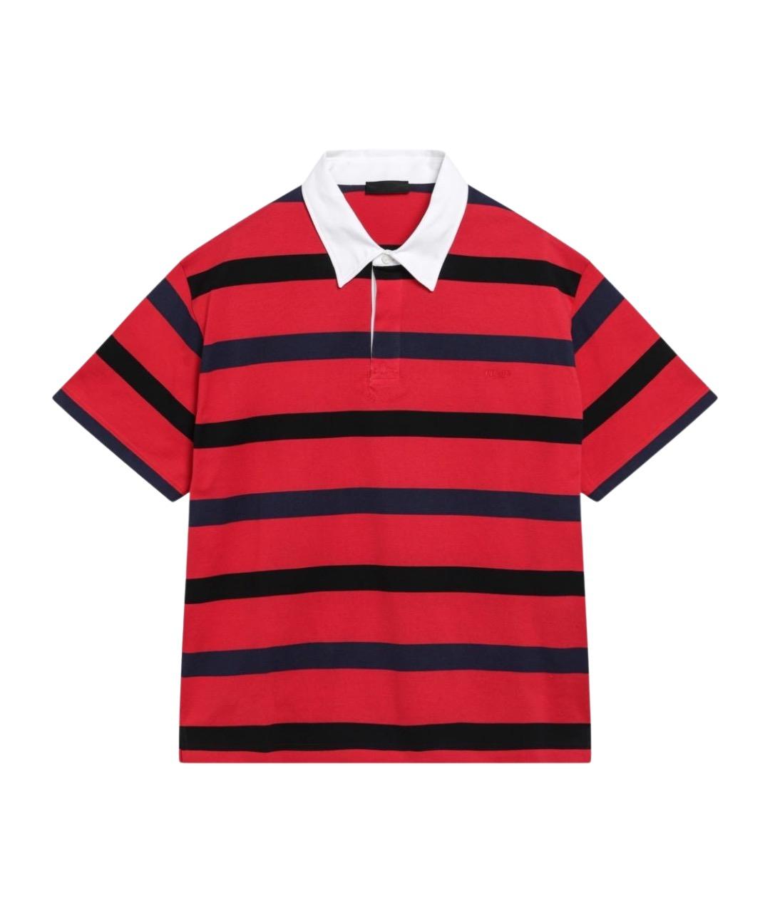 PRADA Красная хлопковая футболка, фото 1