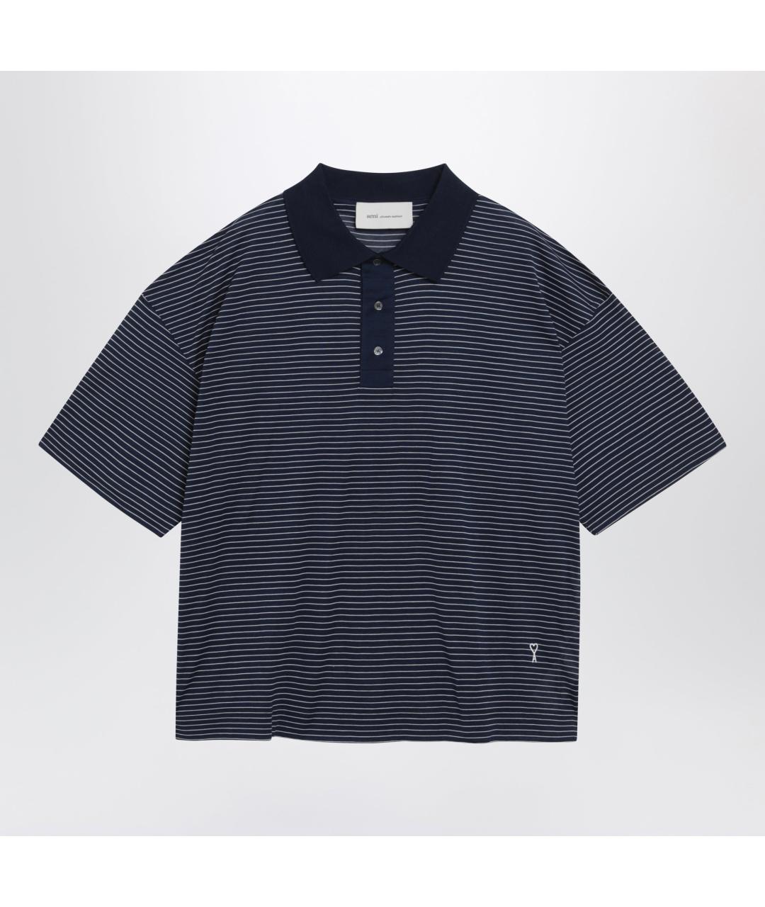 Ami Paris Черная хлопковая футболка, фото 3