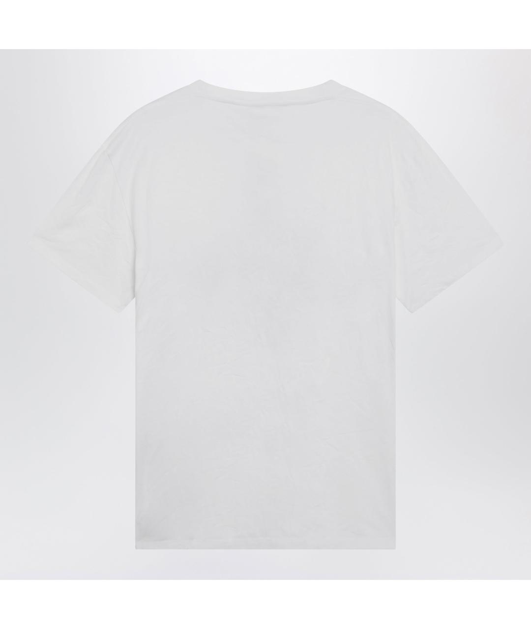 LOEWE Белая хлопковая футболка, фото 2