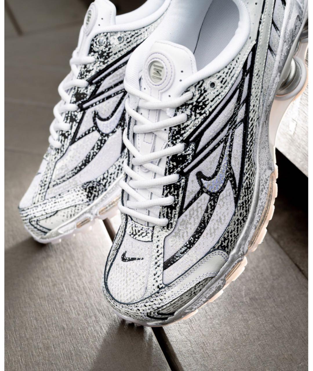 NIKE Серебряные низкие кроссовки / кеды, фото 7