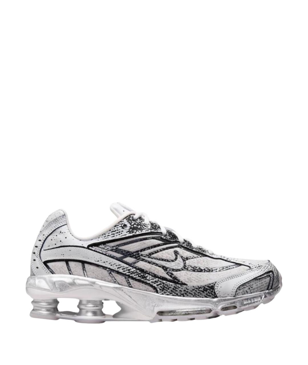 NIKE Серебряные низкие кроссовки / кеды, фото 1