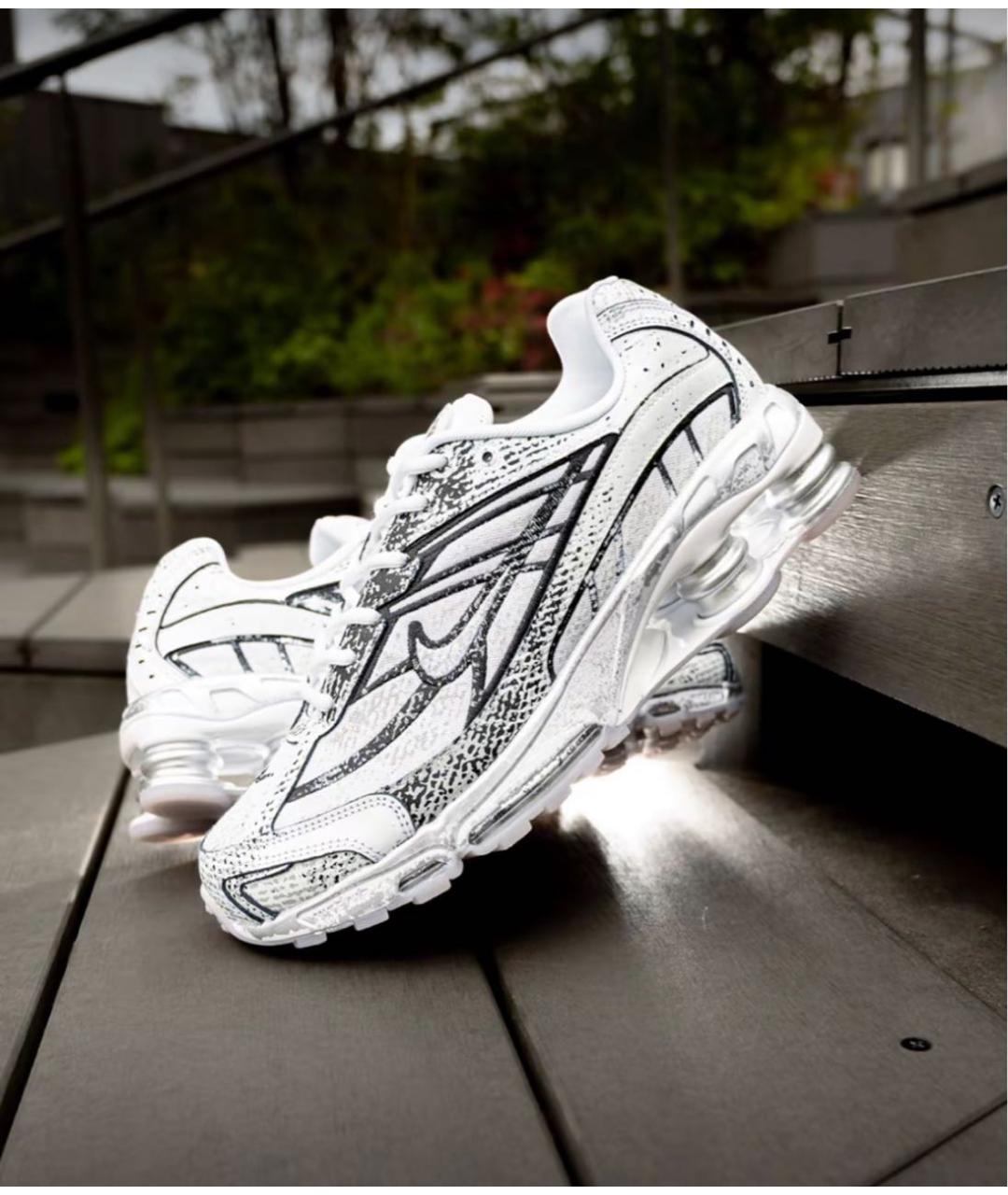 NIKE Серебряные низкие кроссовки / кеды, фото 5