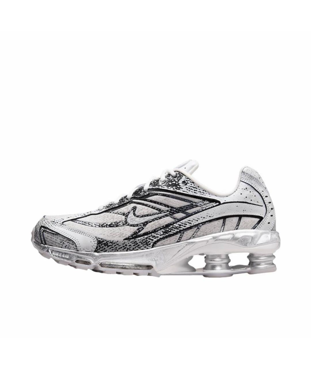 NIKE Серебряные низкие кроссовки / кеды, фото 2