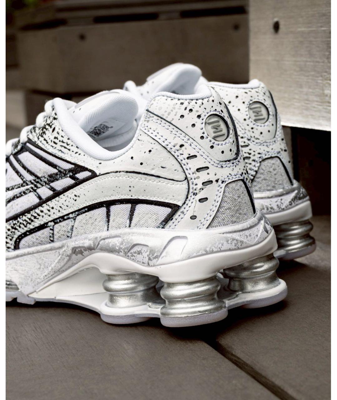 NIKE Серебряные низкие кроссовки / кеды, фото 6