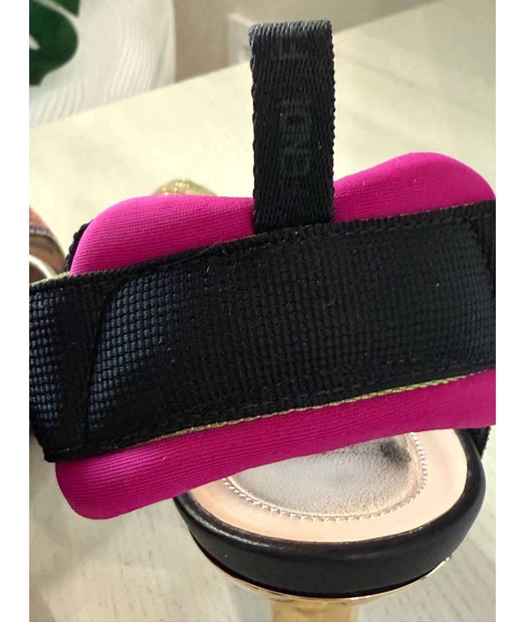 FENDI Мульти босоножки, фото 5