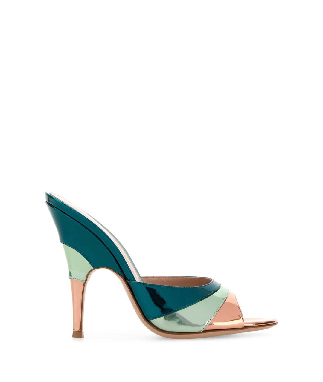 GIANVITO ROSSI Мульти кожаные мюли, фото 1