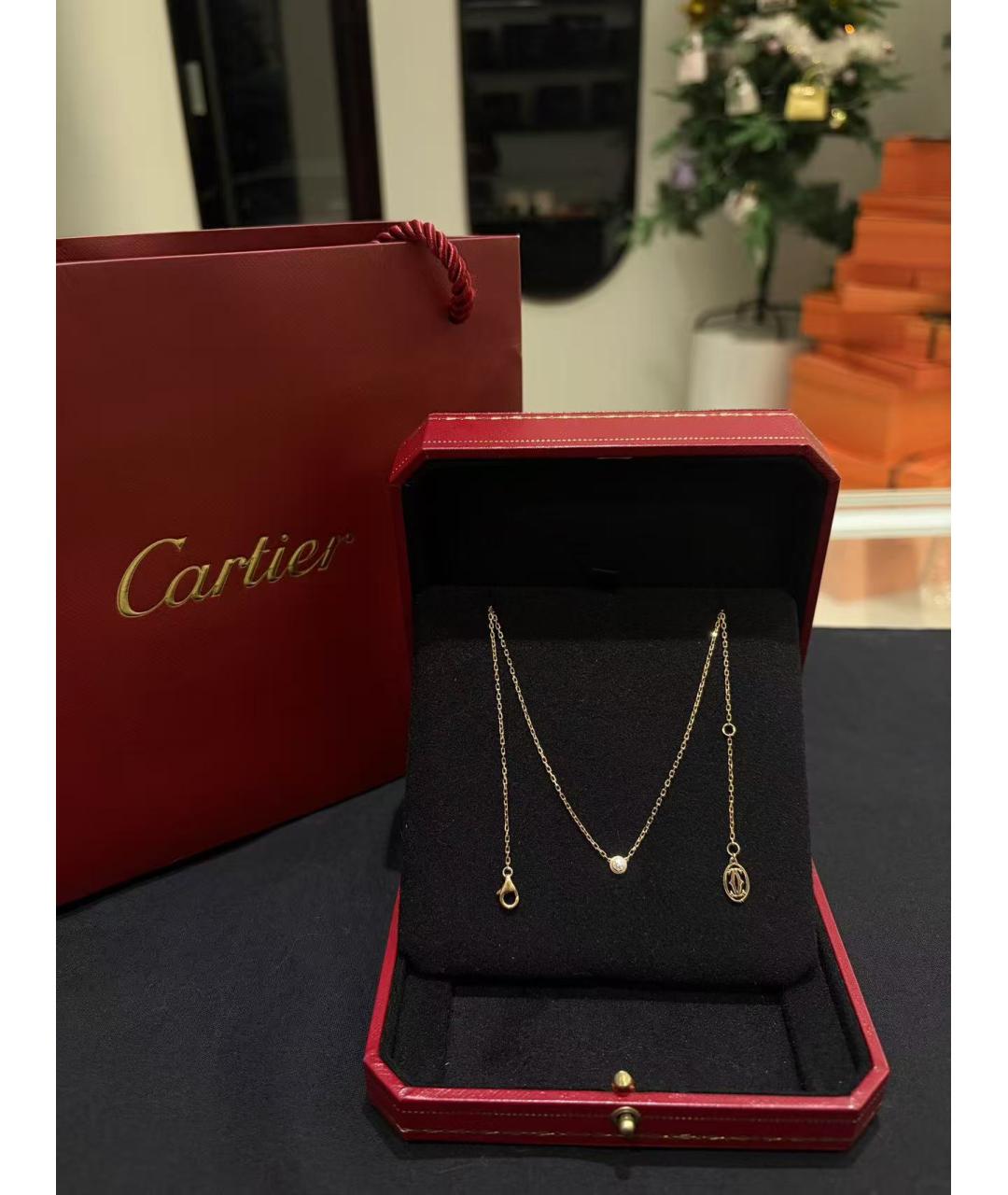 CARTIER Золотое колье из желтого золота, фото 2