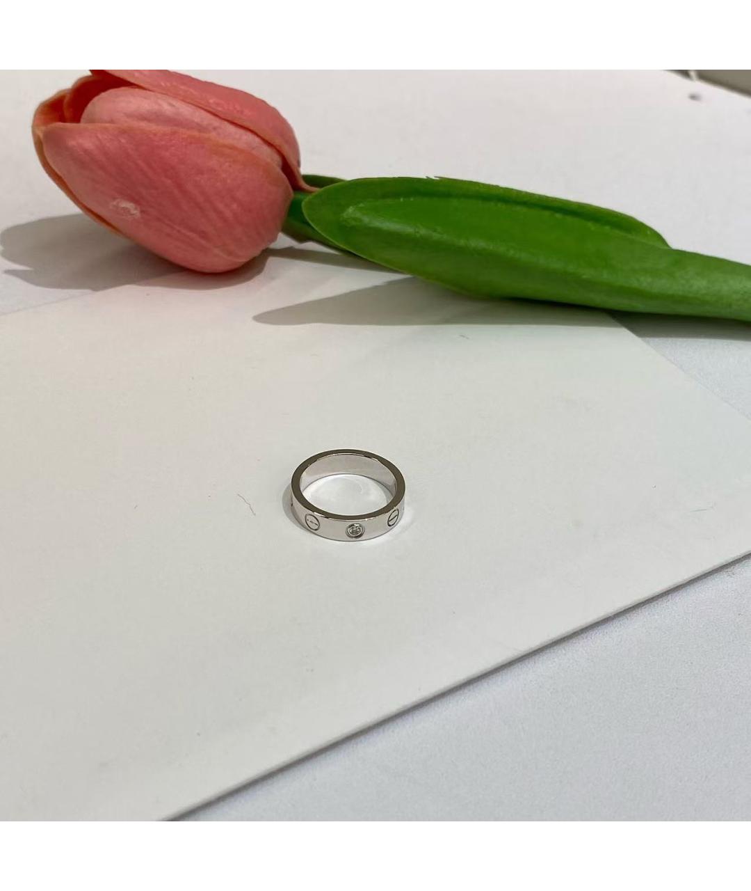 CARTIER Серебряное кольцо из белого золота, фото 5