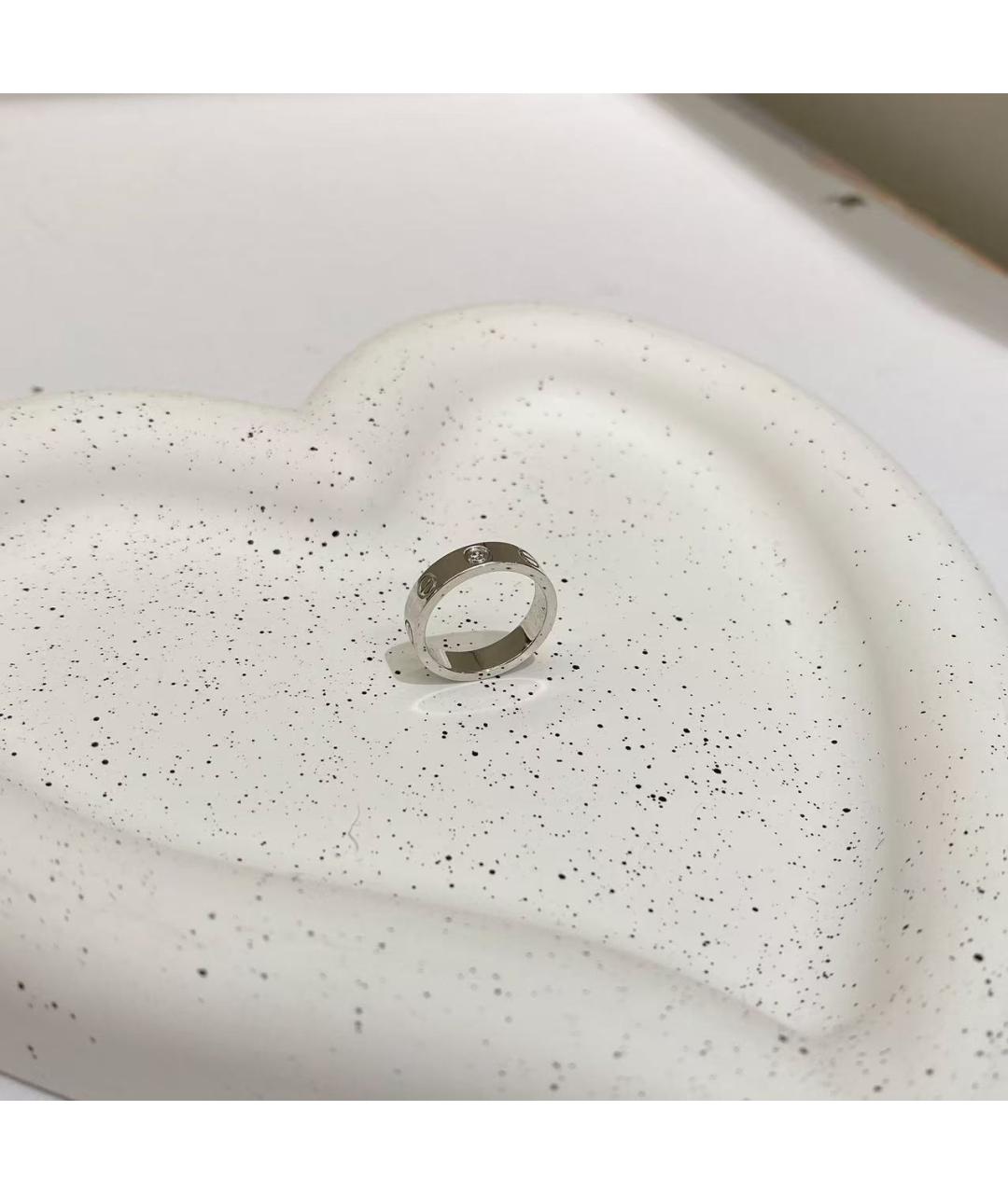 CARTIER Серебряное кольцо из белого золота, фото 3