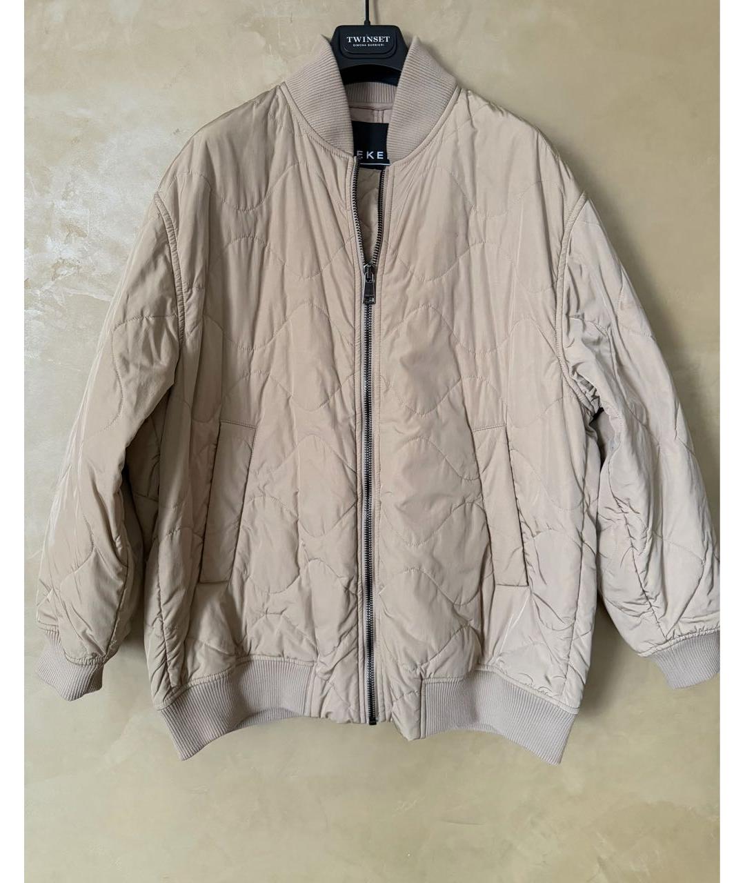 WEEKEND MAX MARA Бежевая полиамидовая куртка, фото 6