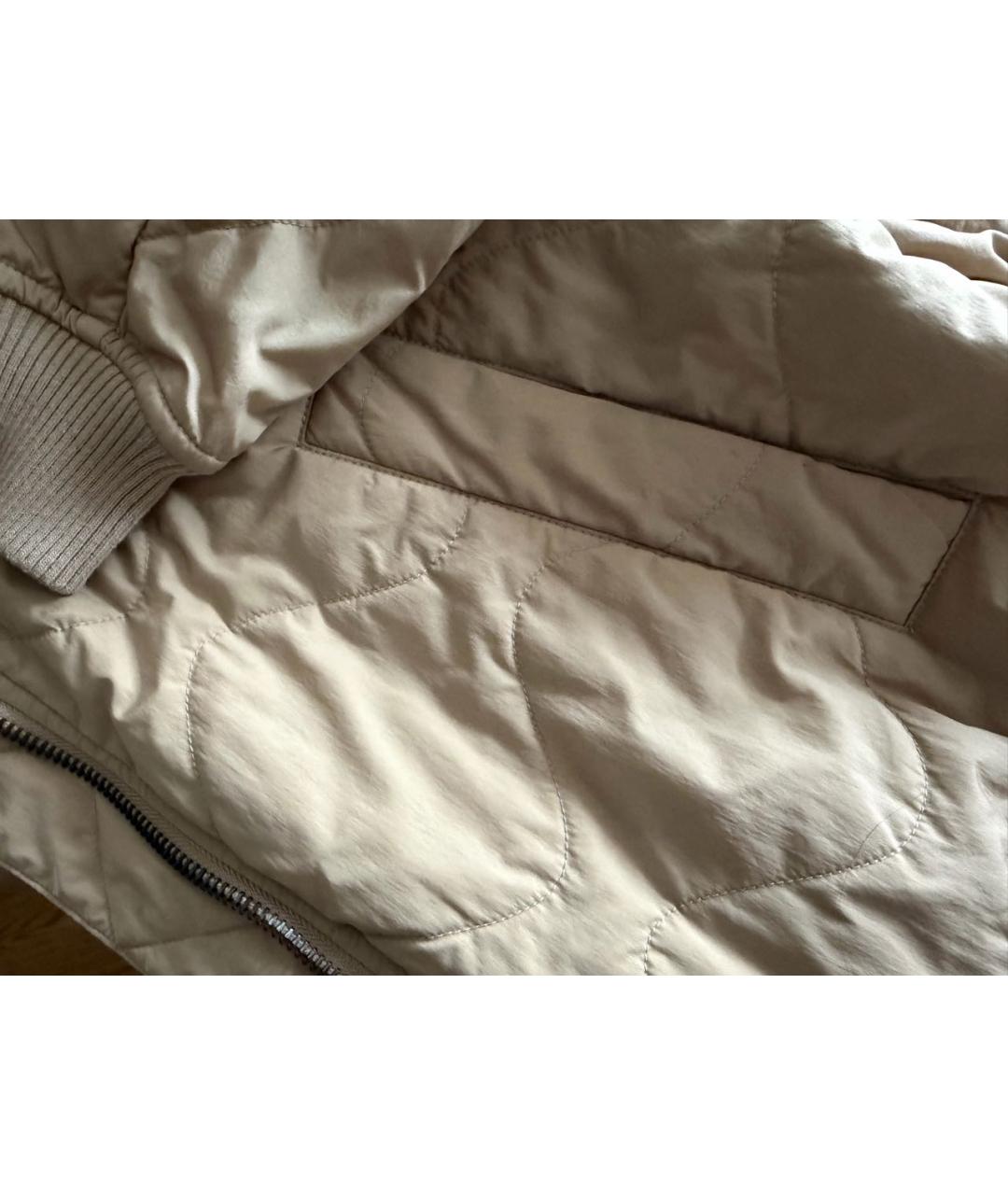 WEEKEND MAX MARA Бежевая полиамидовая куртка, фото 4