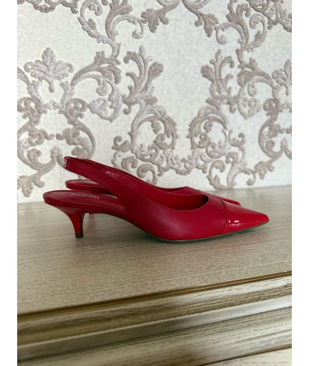 MICHAEL KORS Красные кожаные туфли, фото 7