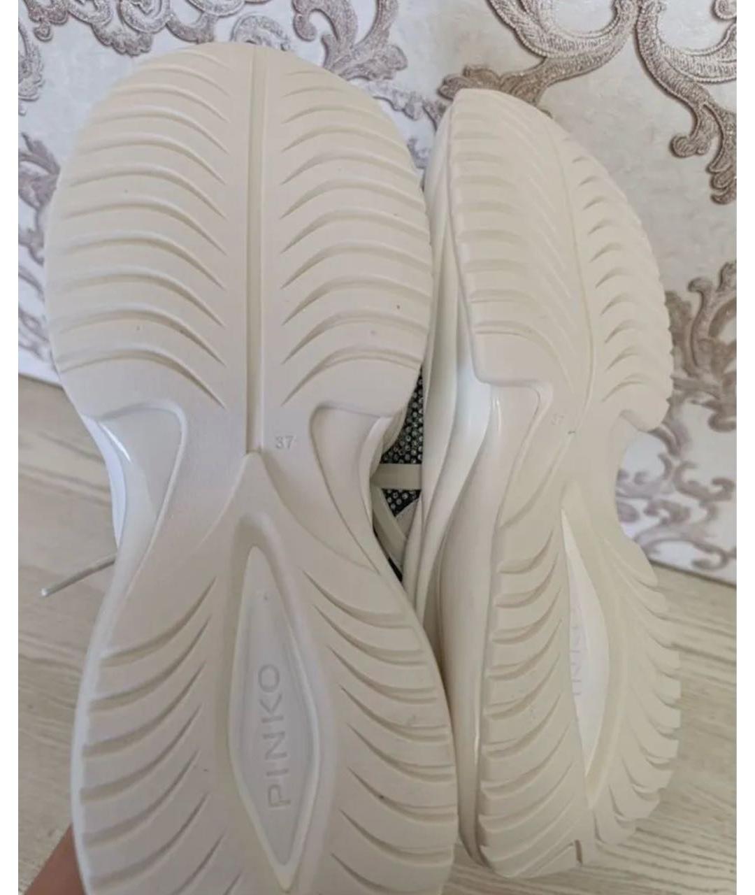 PINKO Мульти текстильные кроссовки, фото 4