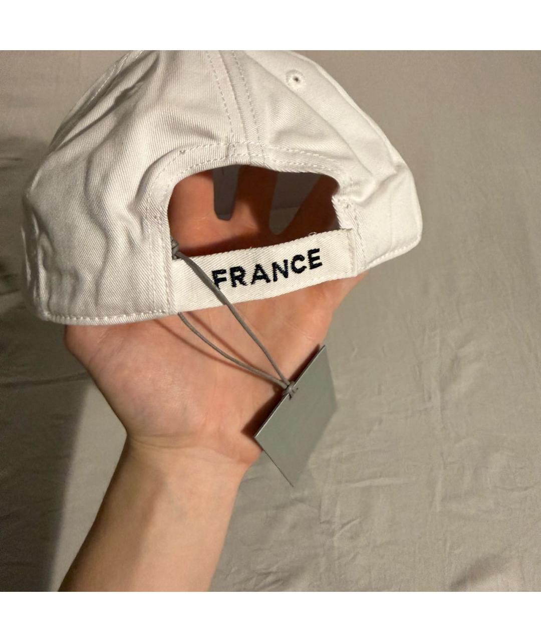 VETEMENTS Белая хлопковая кепка, фото 2