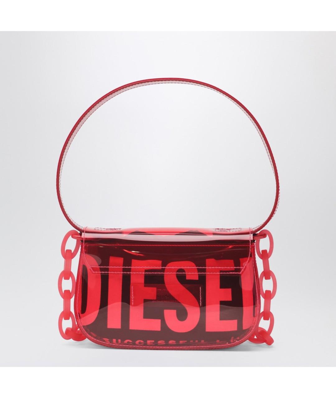 DIESEL Красная сумка с короткими ручками, фото 2