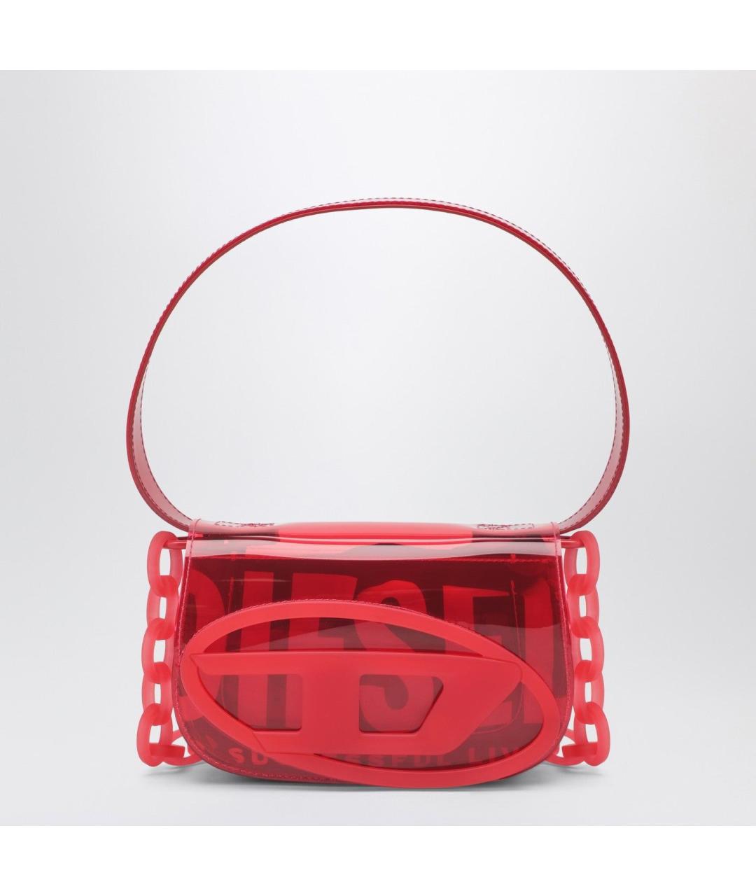 DIESEL Красная сумка с короткими ручками, фото 3