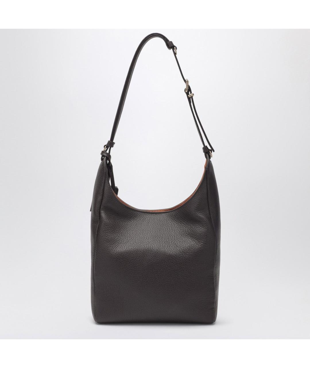 MIU MIU Коричневая кожаная сумка через плечо, фото 2