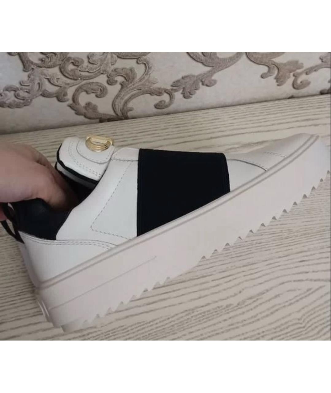 MICHAEL KORS Белые кожаные кеды, фото 3