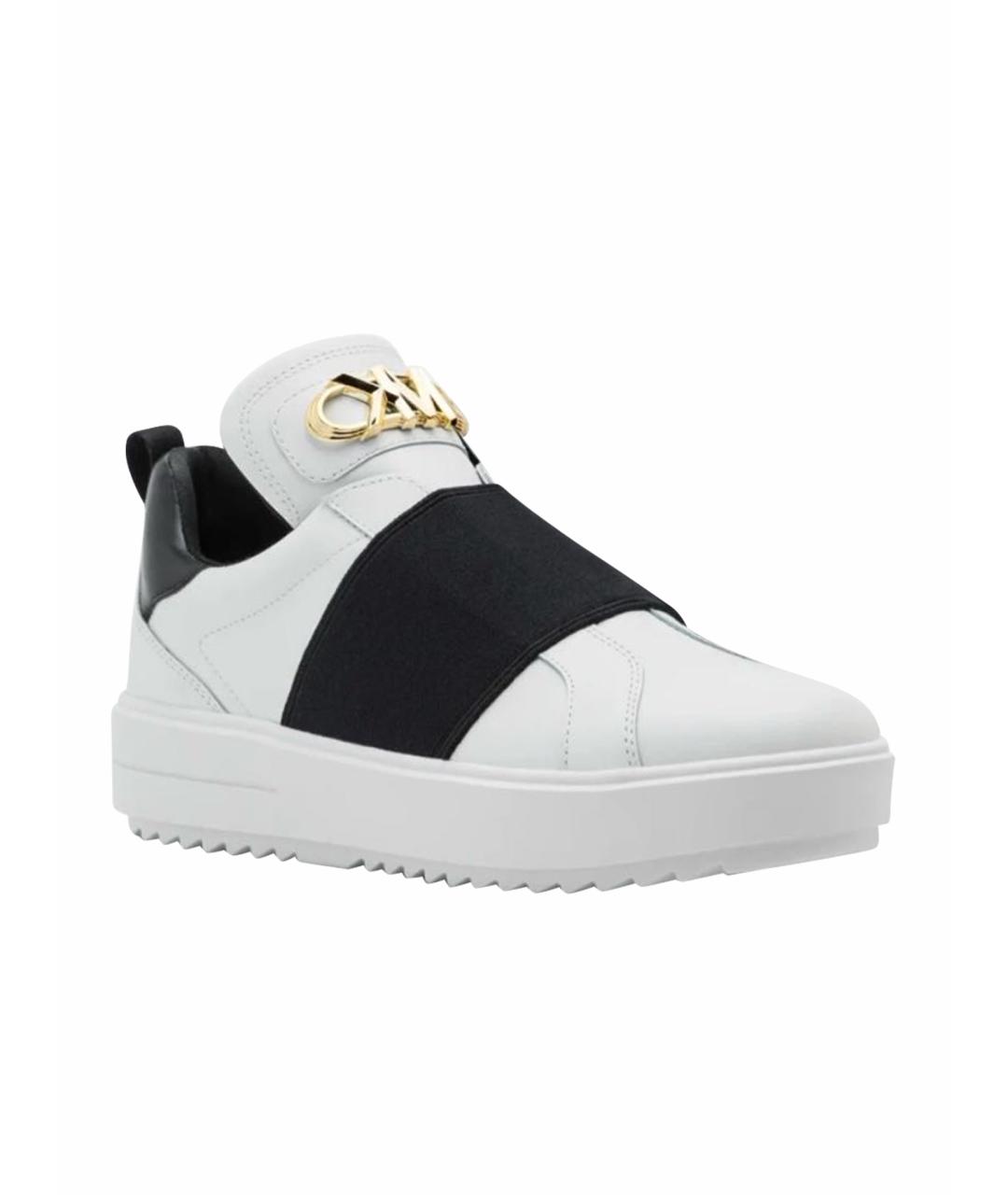 MICHAEL KORS Белые кожаные кеды, фото 1