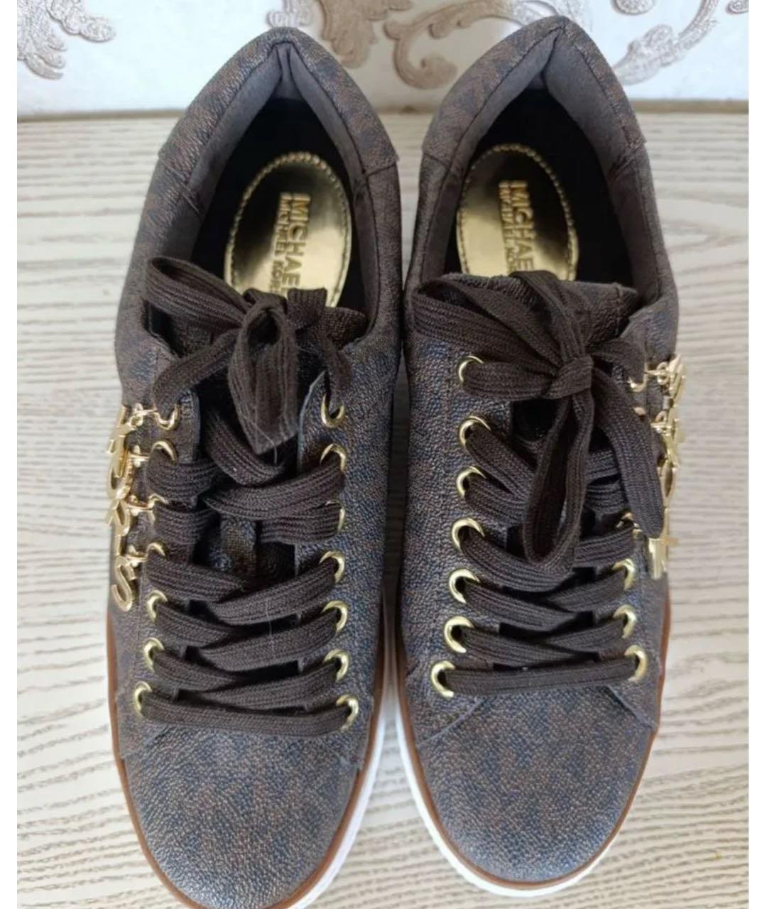 MICHAEL KORS Коричневые кеды, фото 2