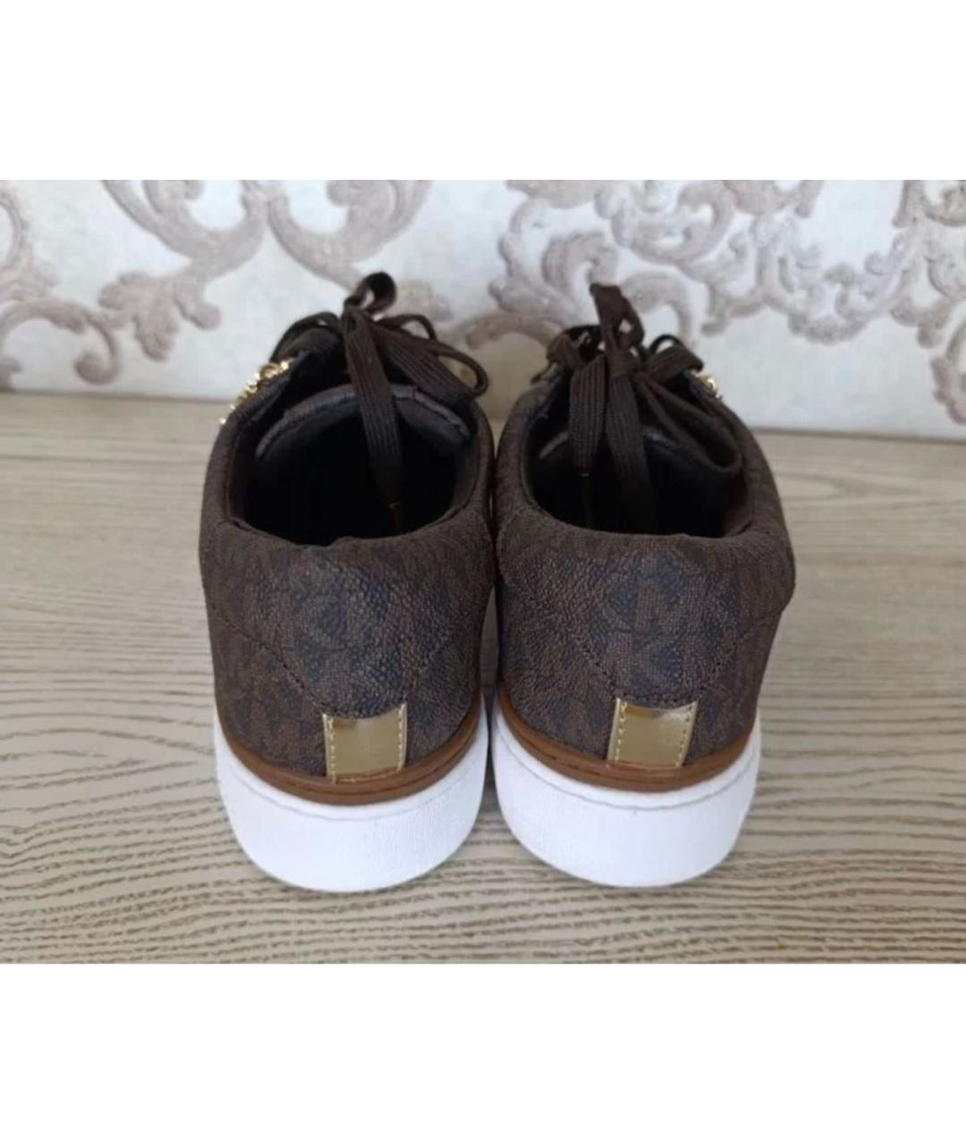 MICHAEL KORS Коричневые кеды, фото 4