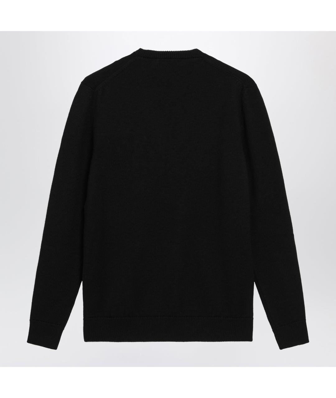 DOLCE&GABBANA Черный шерстяной джемпер / свитер, фото 2