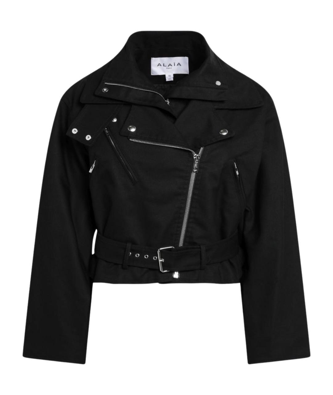 ALAIA Черная хлопковая куртка, фото 1