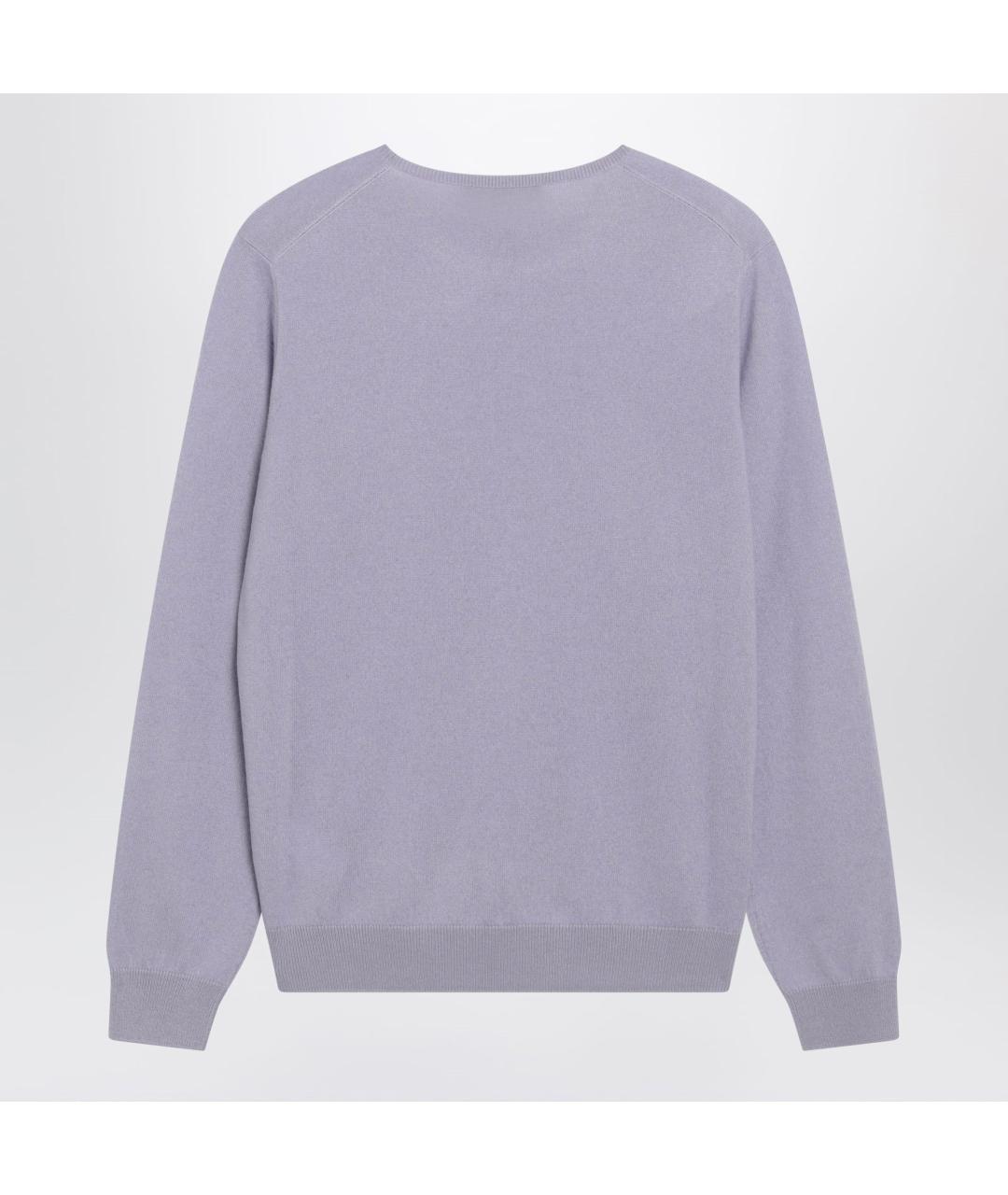 LORO PIANA Фиолетовый кашемировый джемпер / свитер, фото 2