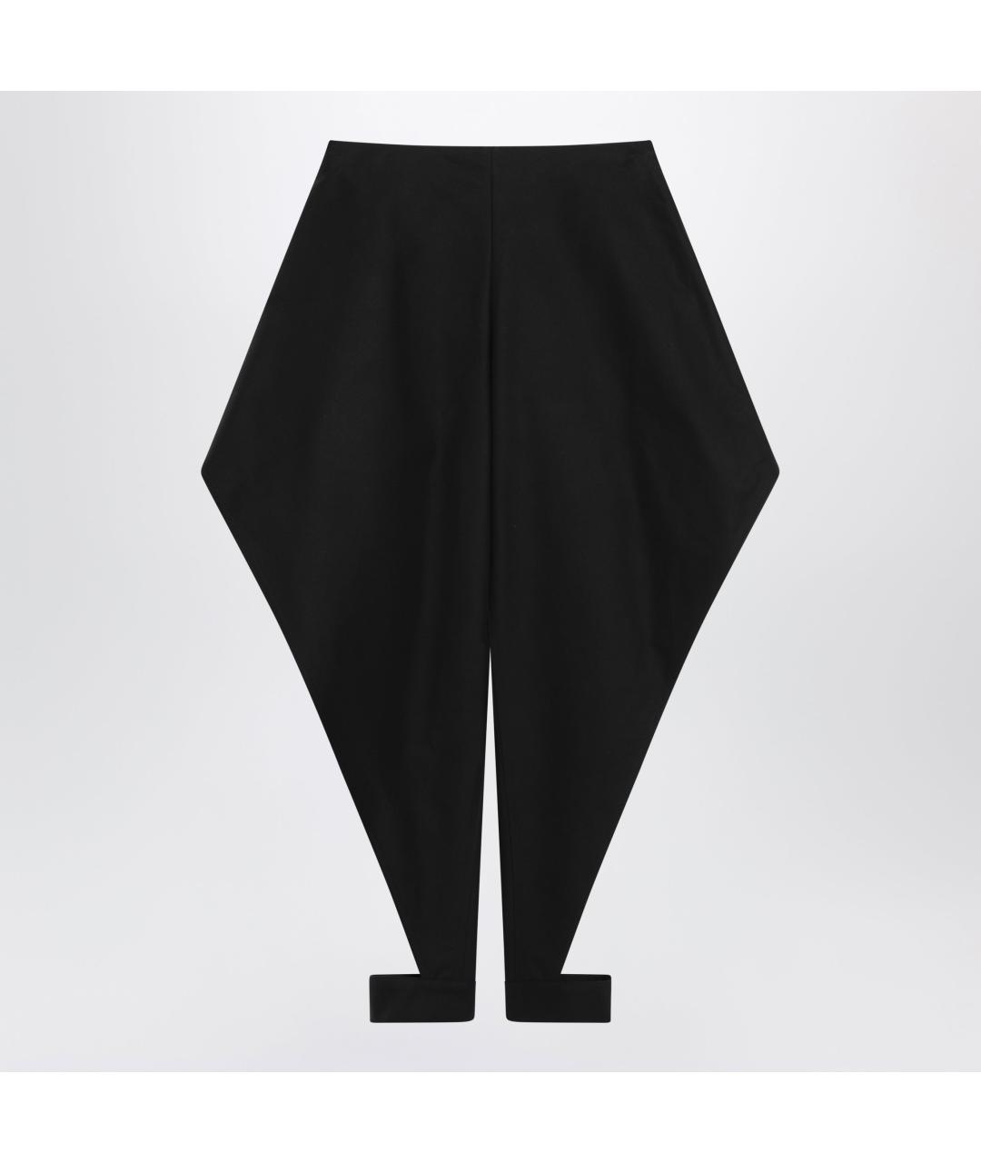 ALAIA Черные хлопковые прямые брюки, фото 2