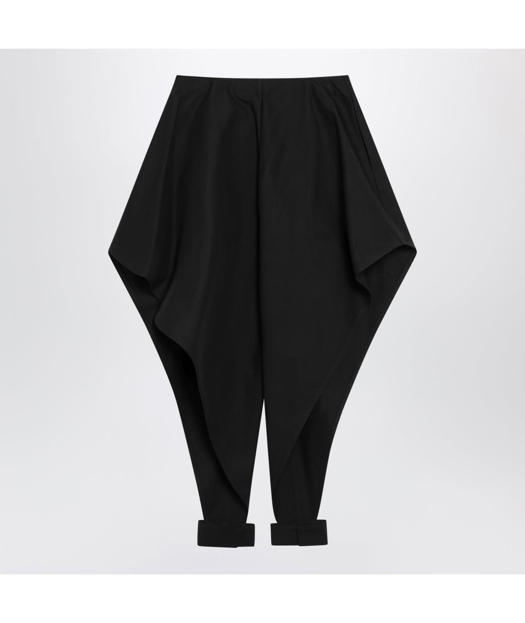 ALAIA Черные хлопковые прямые брюки, фото 3