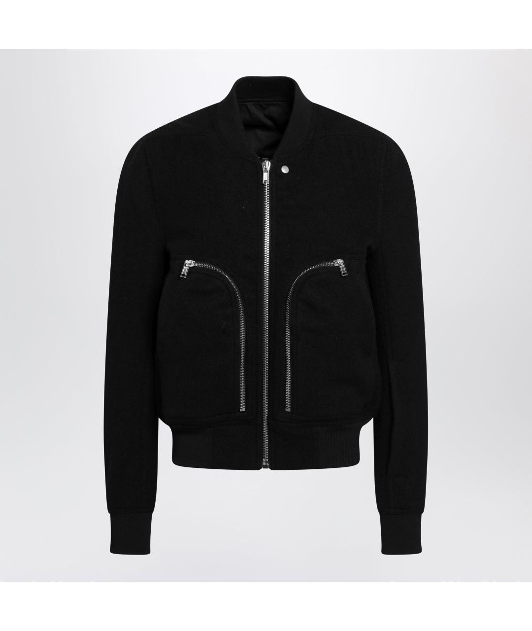 RICK OWENS Черная шерстяная куртка, фото 3