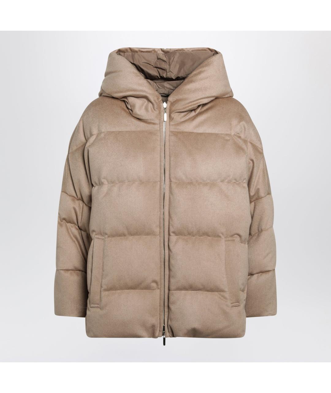 MAX MARA Бежевая шерстяная куртка, фото 3