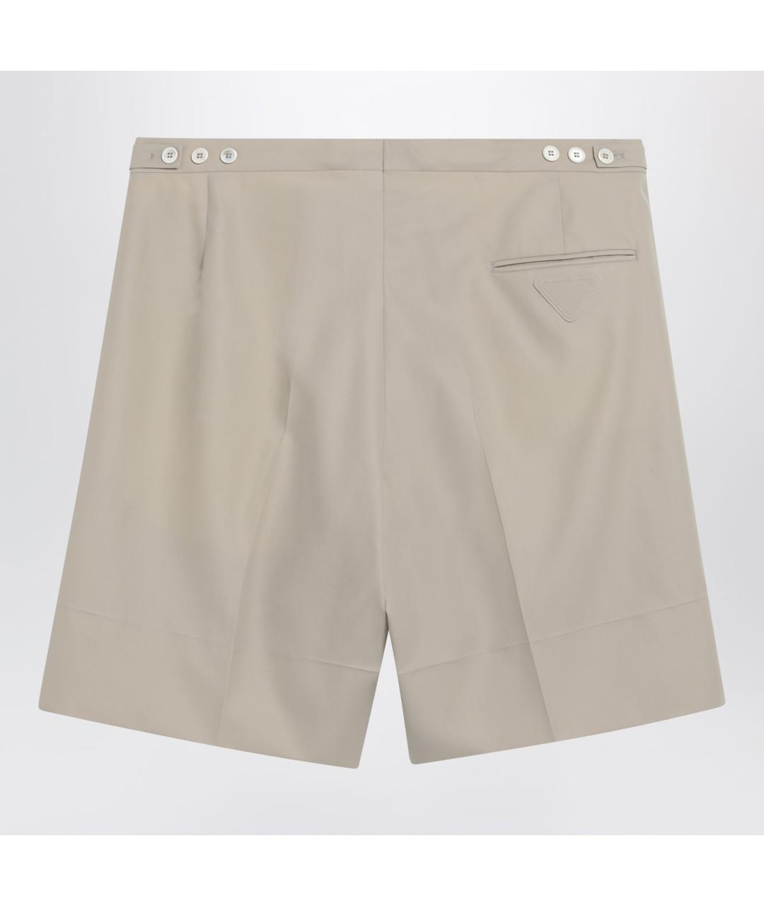 PRADA Бежевые хлопковые шорты, фото 2