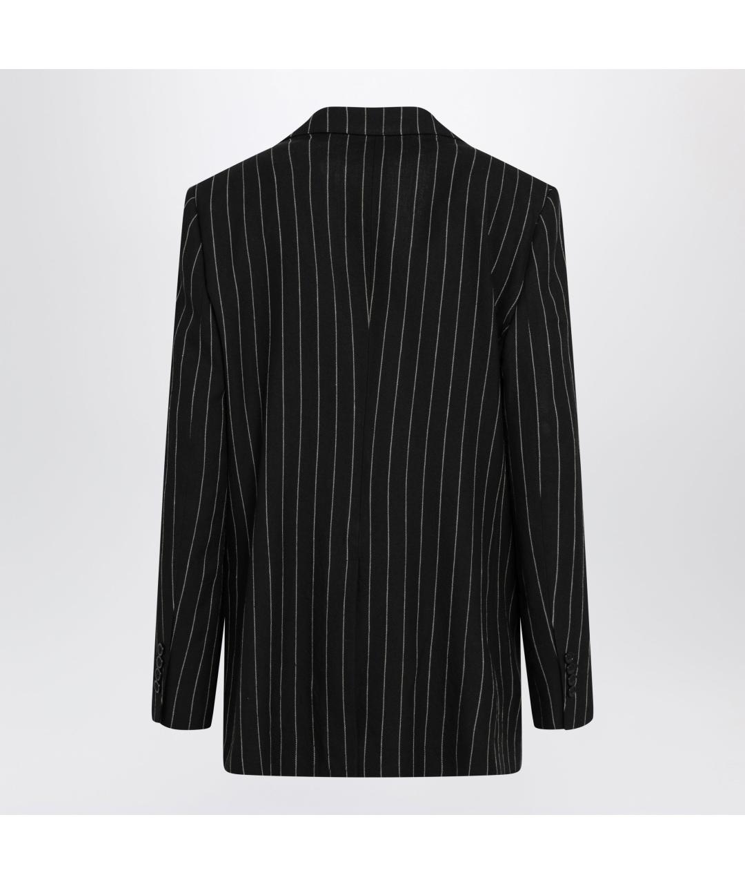 DOLCE&GABBANA Черный шерстяной жакет/пиджак, фото 2