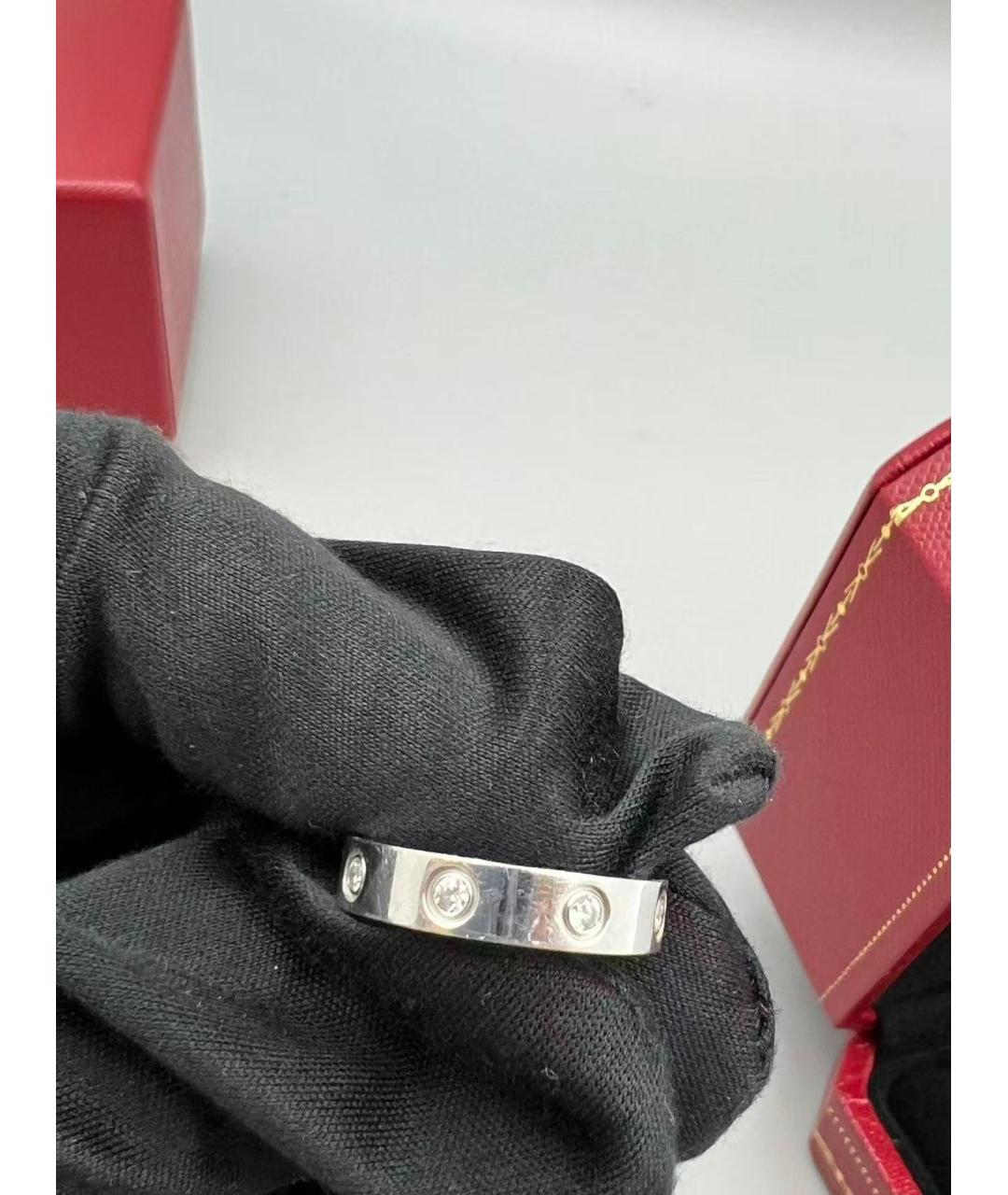 CARTIER Серебряное кольцо из белого золота, фото 5