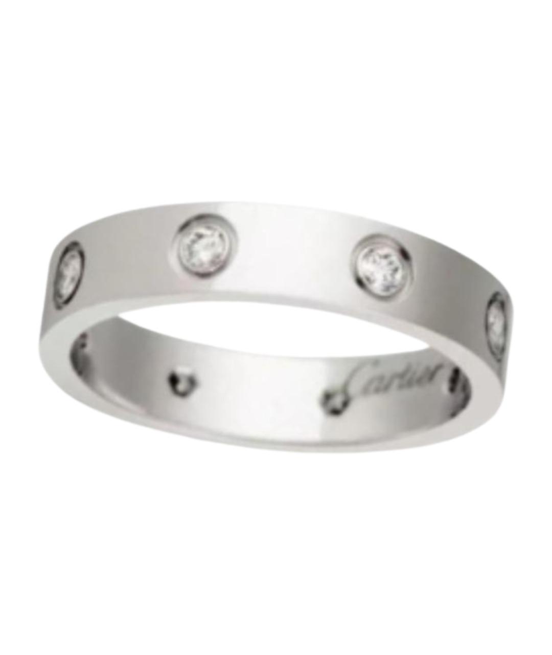 CARTIER Серебряное кольцо из белого золота, фото 1