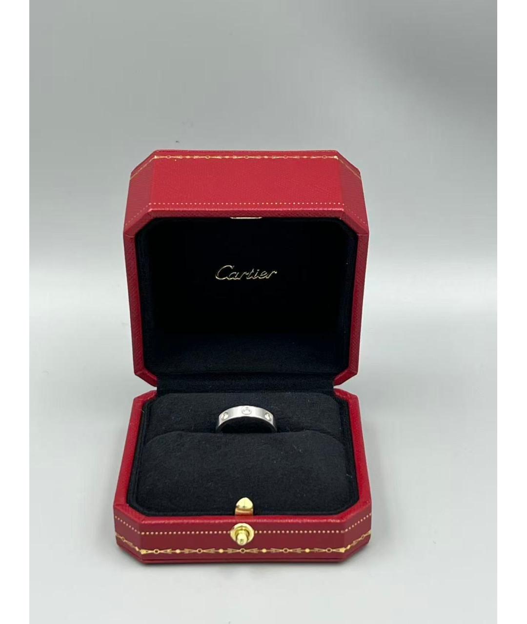 CARTIER Серебряное кольцо из белого золота, фото 3