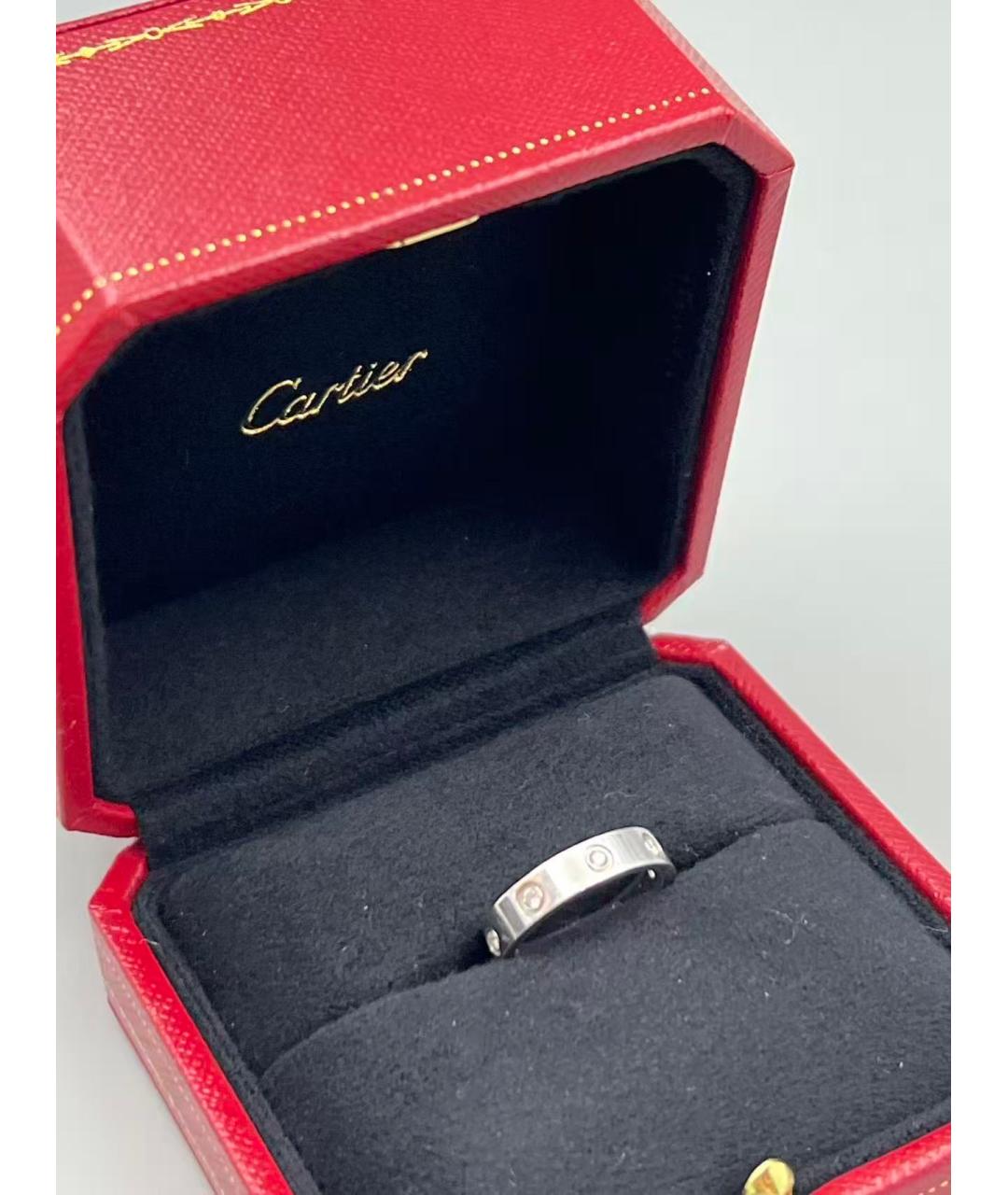 CARTIER Серебряное кольцо из белого золота, фото 4